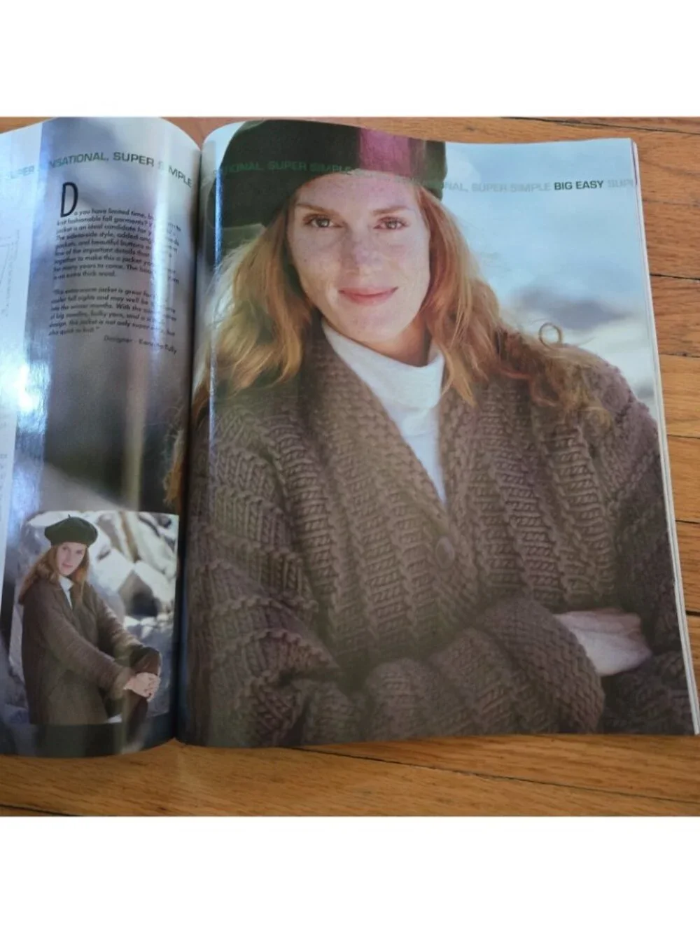 Knitter's Magazine Fall 2000 Number 60 Sweater patterns Adult Surprise Jacket